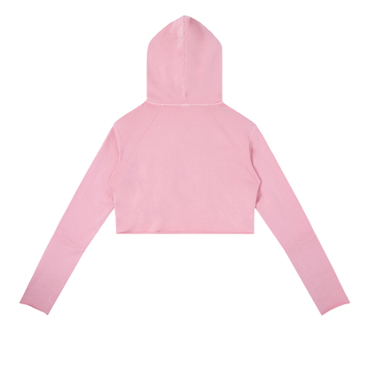 "Hillman College" Vintage Washed Raw Edge Hoodie