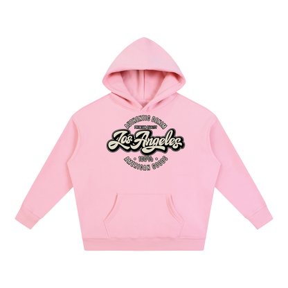 “LA Denim Mfg.” Oversize Fleeced Hoodie