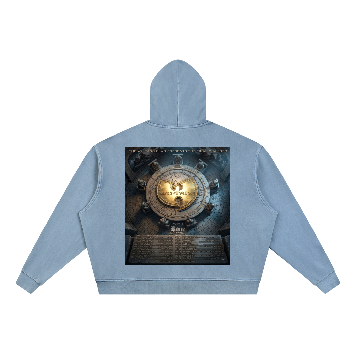 PYN™ "The Final Chamber" Legacy Vintage Wash Full Zip Boxy Hoodie