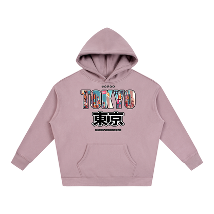 "Land of the Rising Sun" Oversize Fleeced Hoodie