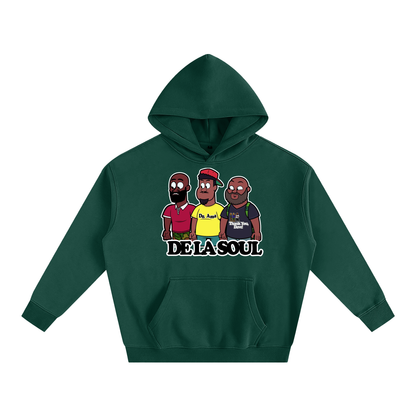 "DE LA TITANS" Oversize Fleeced Hoodie