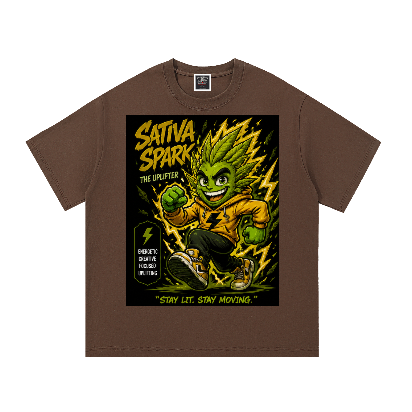 Sparksky & Dutch™ "Sativa Spark" Cotton T-Shirt