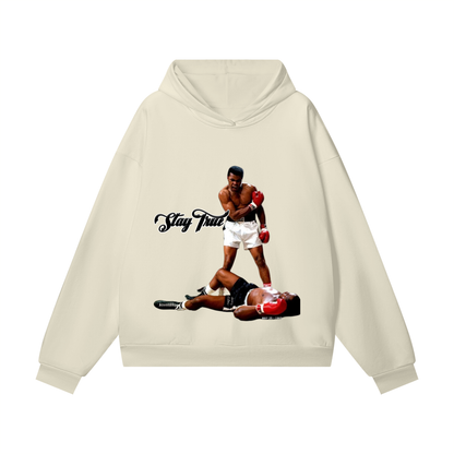 "Taming of The Grizzly" Heavyweight Hidden Pocket Fleece Hoodie