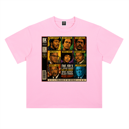 "America's Most Wanted" Heavyweight Drop Shoulder Cotton T-Shirt
