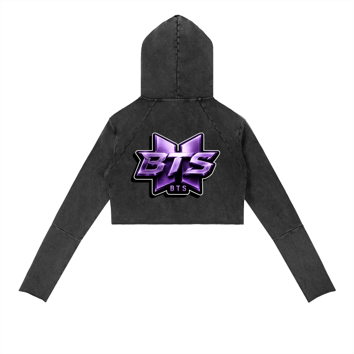 BTS™ x BKNY™ "Our Year" Vintage Washed Raw Edge Hoodie