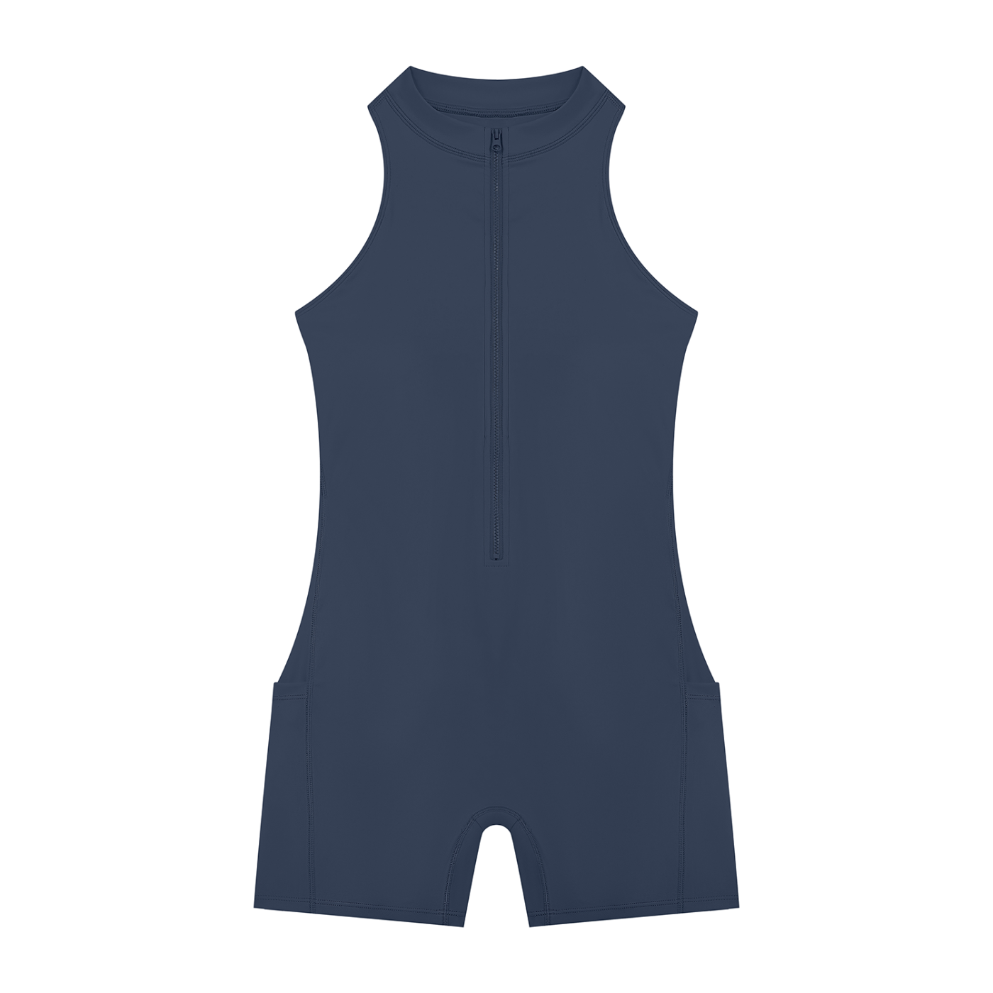 Brooklyn Republic Essentials™ Women’s Quarter-Zip Yoga Romper