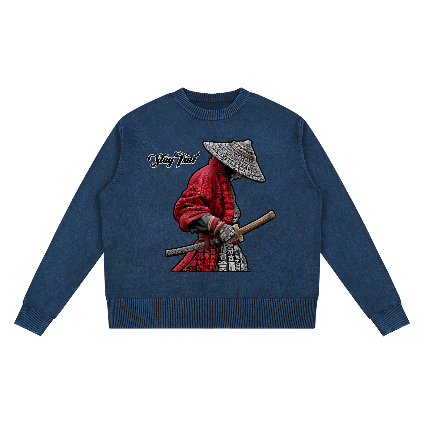 "The Shogun" Mineral Wash Oversized Sweater