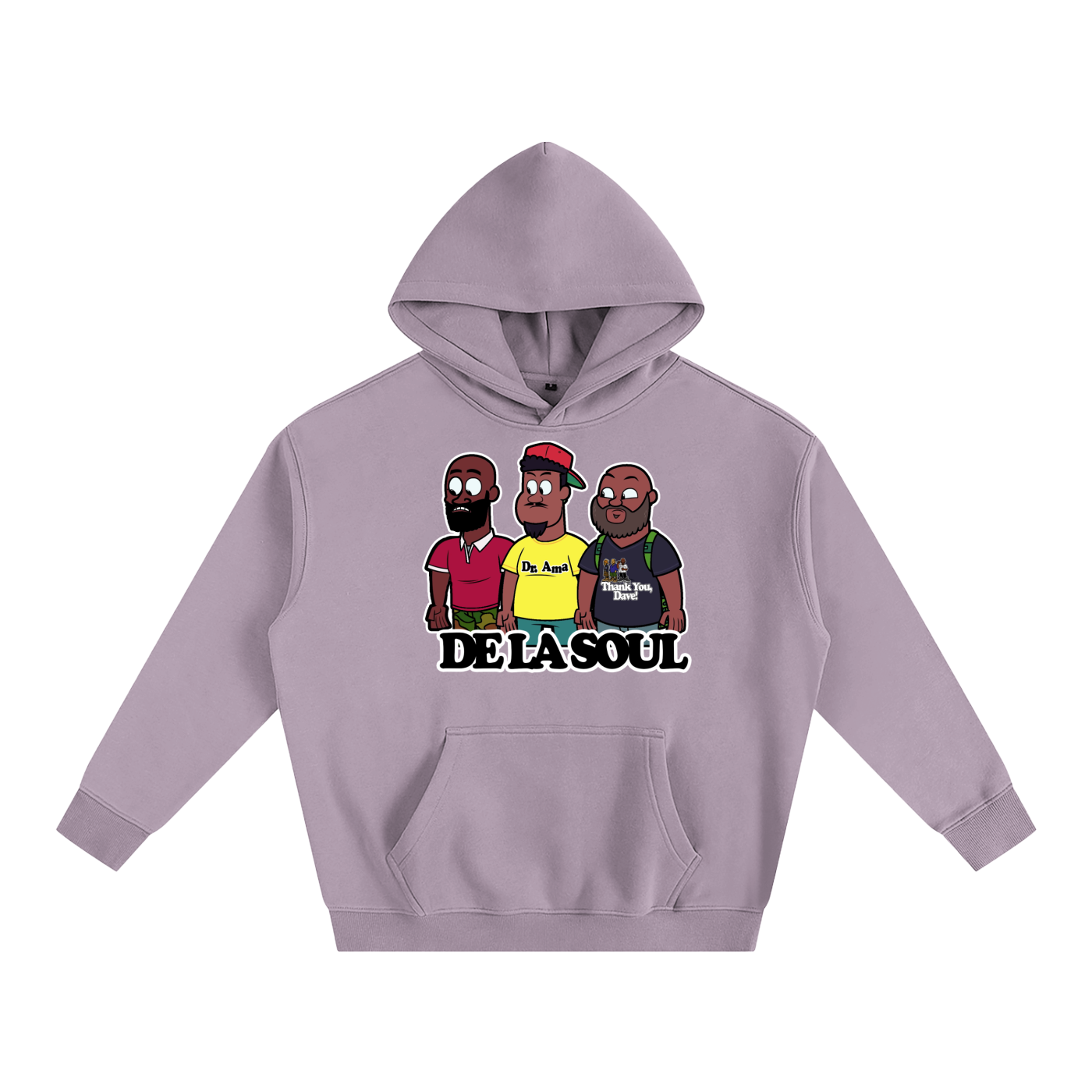 "DE LA TITANS" Oversize Fleeced Hoodie