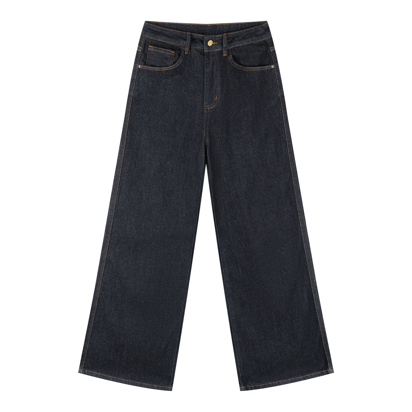 "Brooklyn Republic Essentials" Women's Straight-Leg Denim Jeans