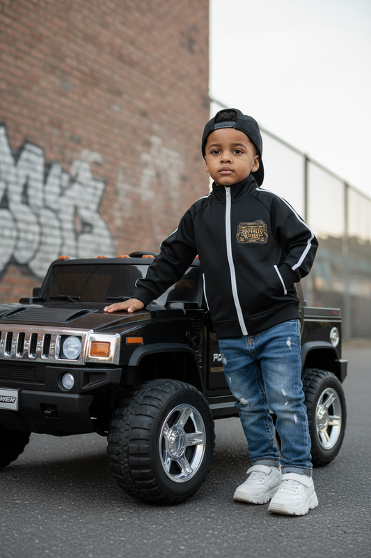 Brooklyn Republic Essentials™ Kids’ Contrast Tape Coach Jacket