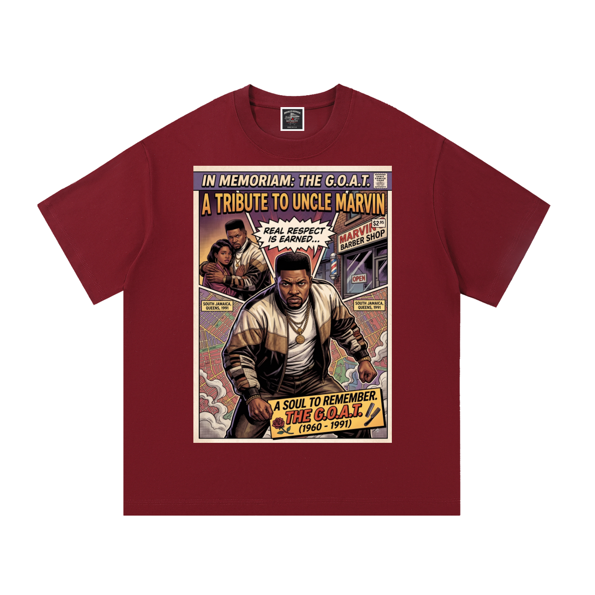 "R.I.P. Uncle Marvin" Cotton T-Shirt