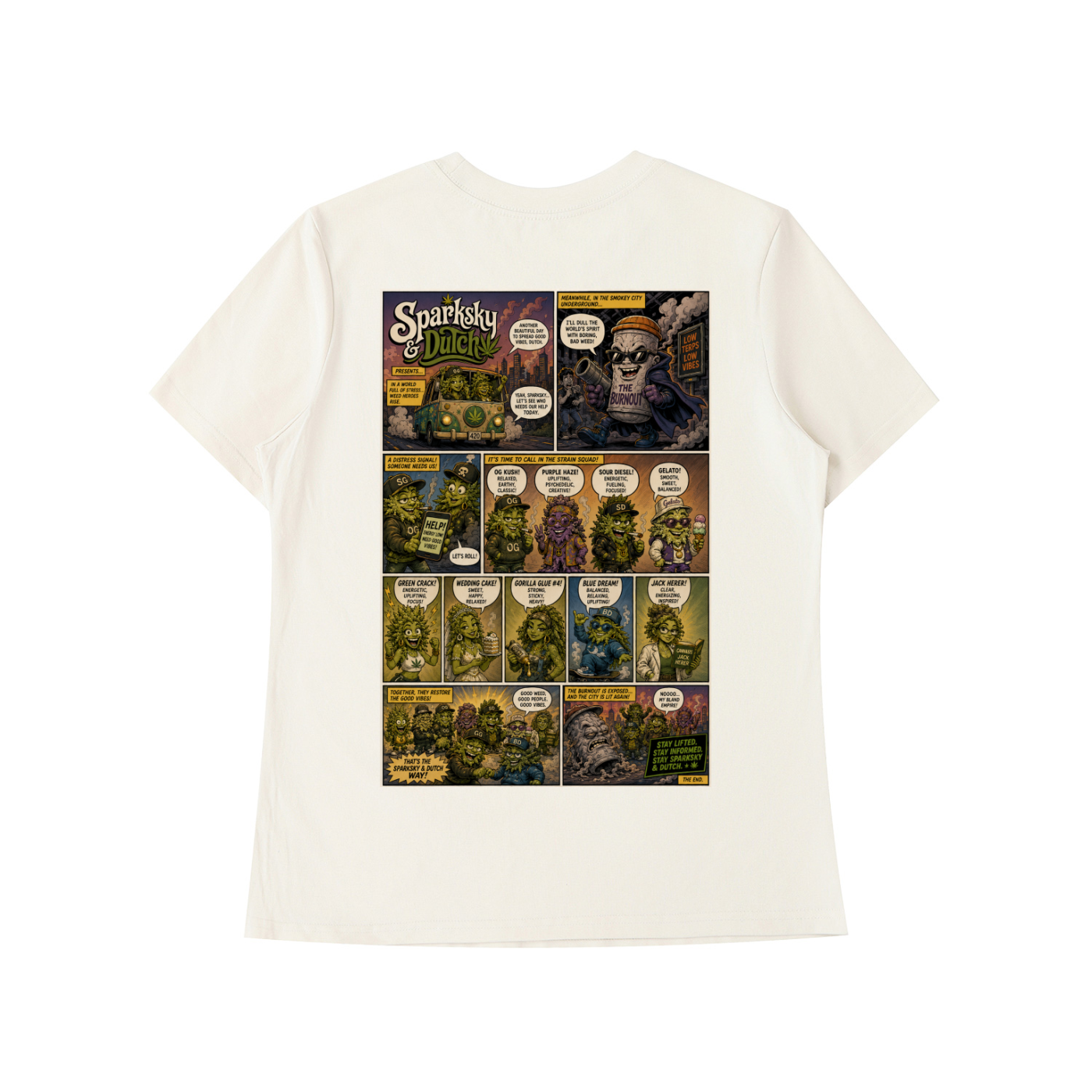 "Sparksky & Dutch" Standard Shoulder T-Shirt