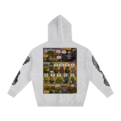 "Sparksky & Dutch" Oversize Fleeced Hoodie