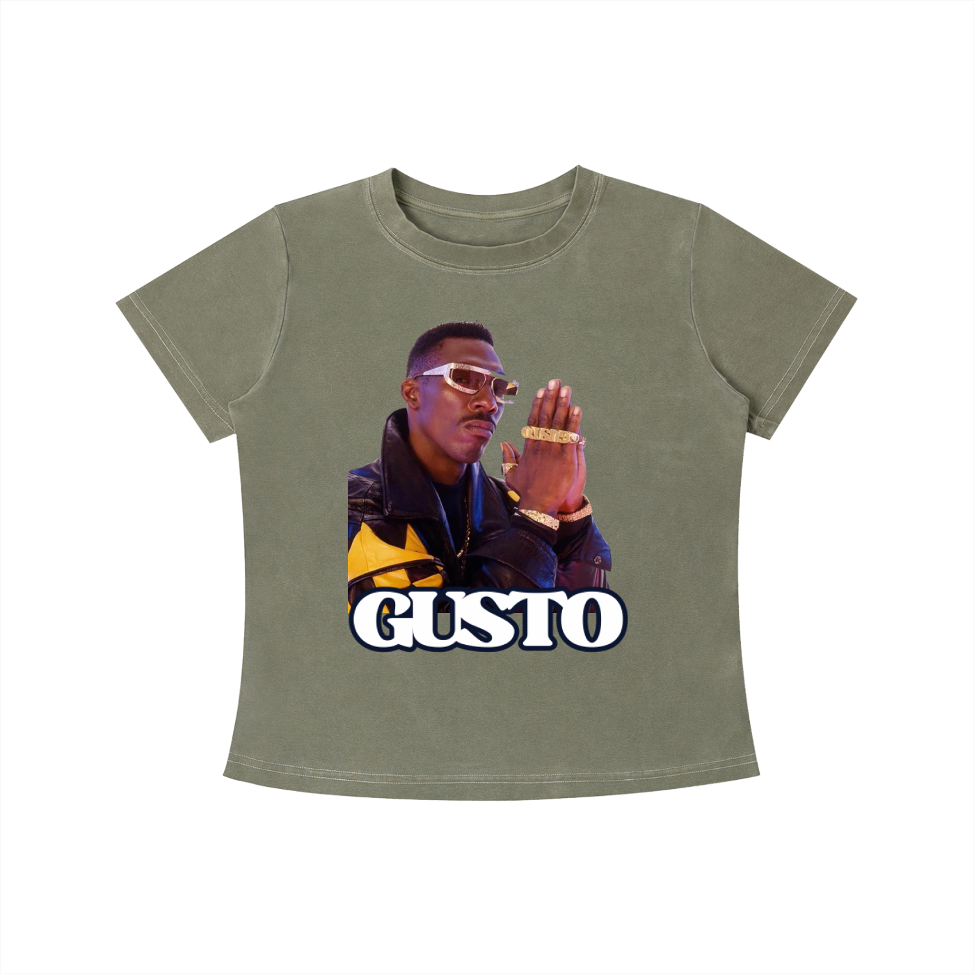 "Gusto" Vintage Wash Slim Fit T-shirt