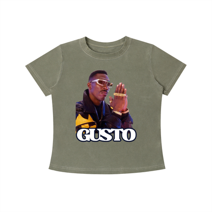 "Gusto" Vintage Wash Slim Fit T-shirt
