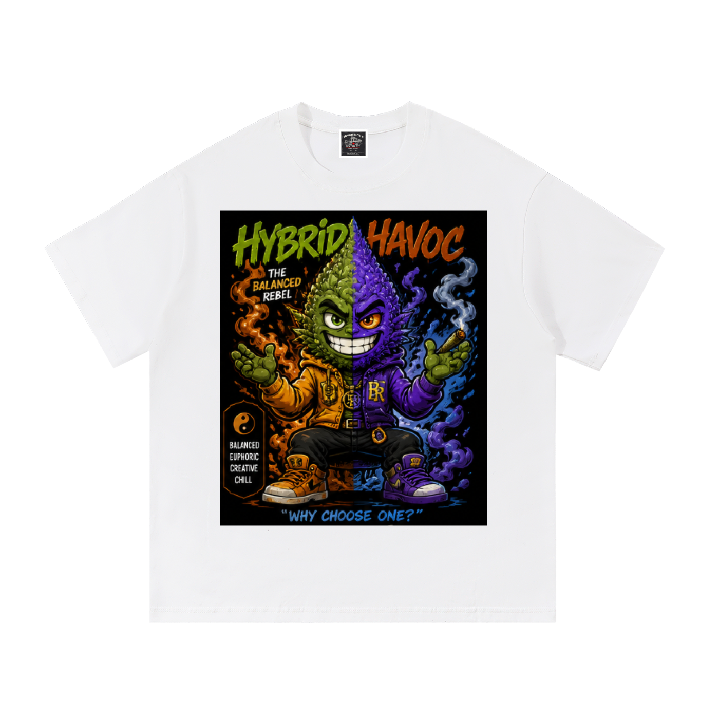 Sparksky & Dutch™ "Hybrid Havoc" Cotton T-Shirt