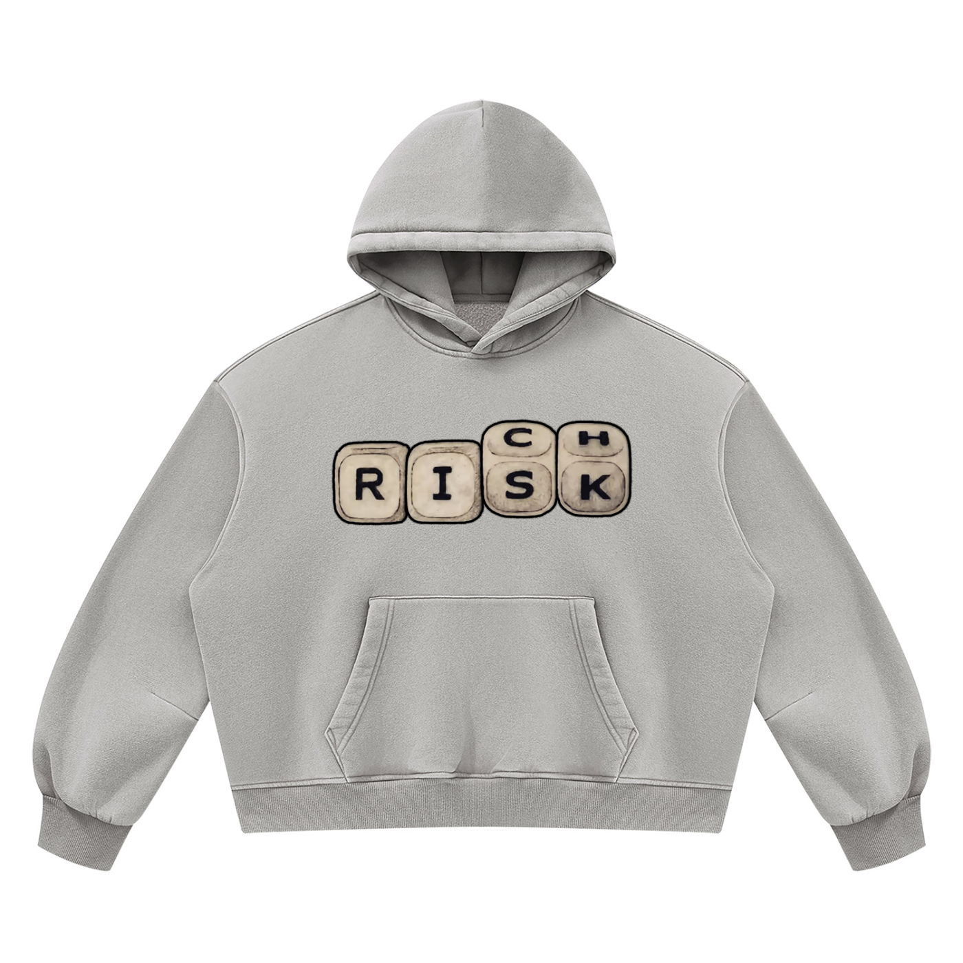 "Double Entendre" Vintage Wash Boxy Fleece Hoodie