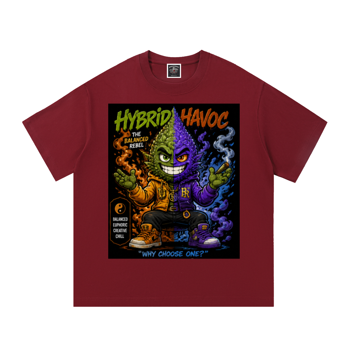 Sparksky & Dutch™ "Hybrid Havoc" Cotton T-Shirt