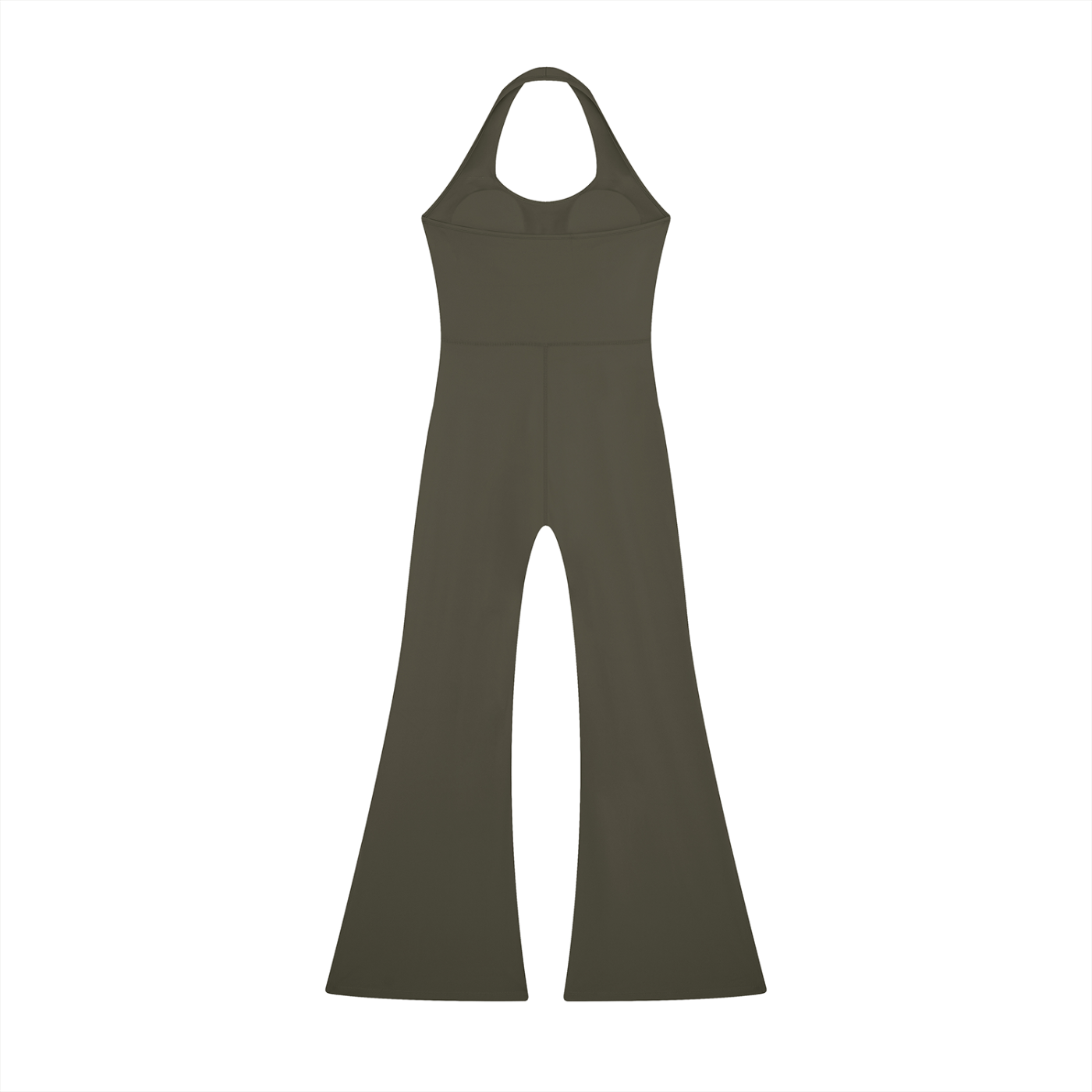 "Brooklyn Republic Essentials" Women’s Halter Flared Jumpsuit