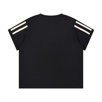 "Brooklyn Republic Essentials" Women's Varsity Stripe T-Shirt