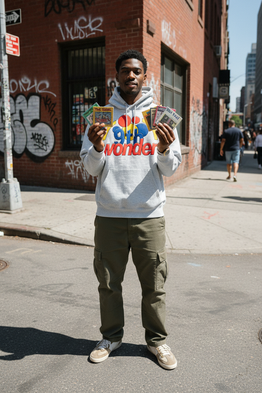 "9th Wonder" Relaxed Fit Hoodie