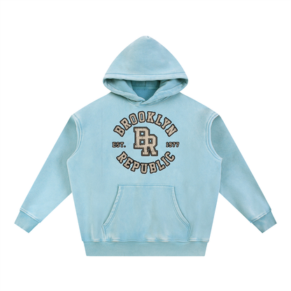 Brooklyn Republic Essentials™ Snow Wash Fleece Oversize Hoodie