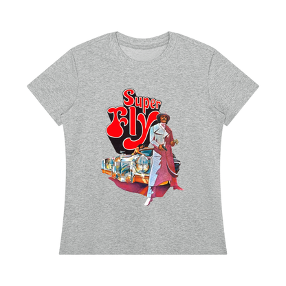 "Super Fly" Women's Regular Fit Crewneck T-Shirt