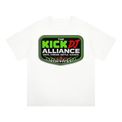 "KICK DJ Alliance" Oversized Drop Shoulder T-Shirt