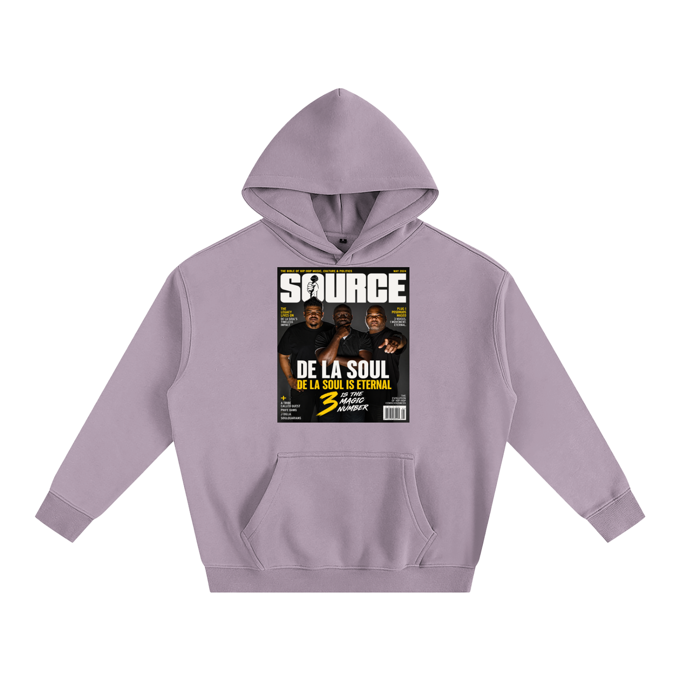 "No. 3" Oversize Fleeced Hoodie