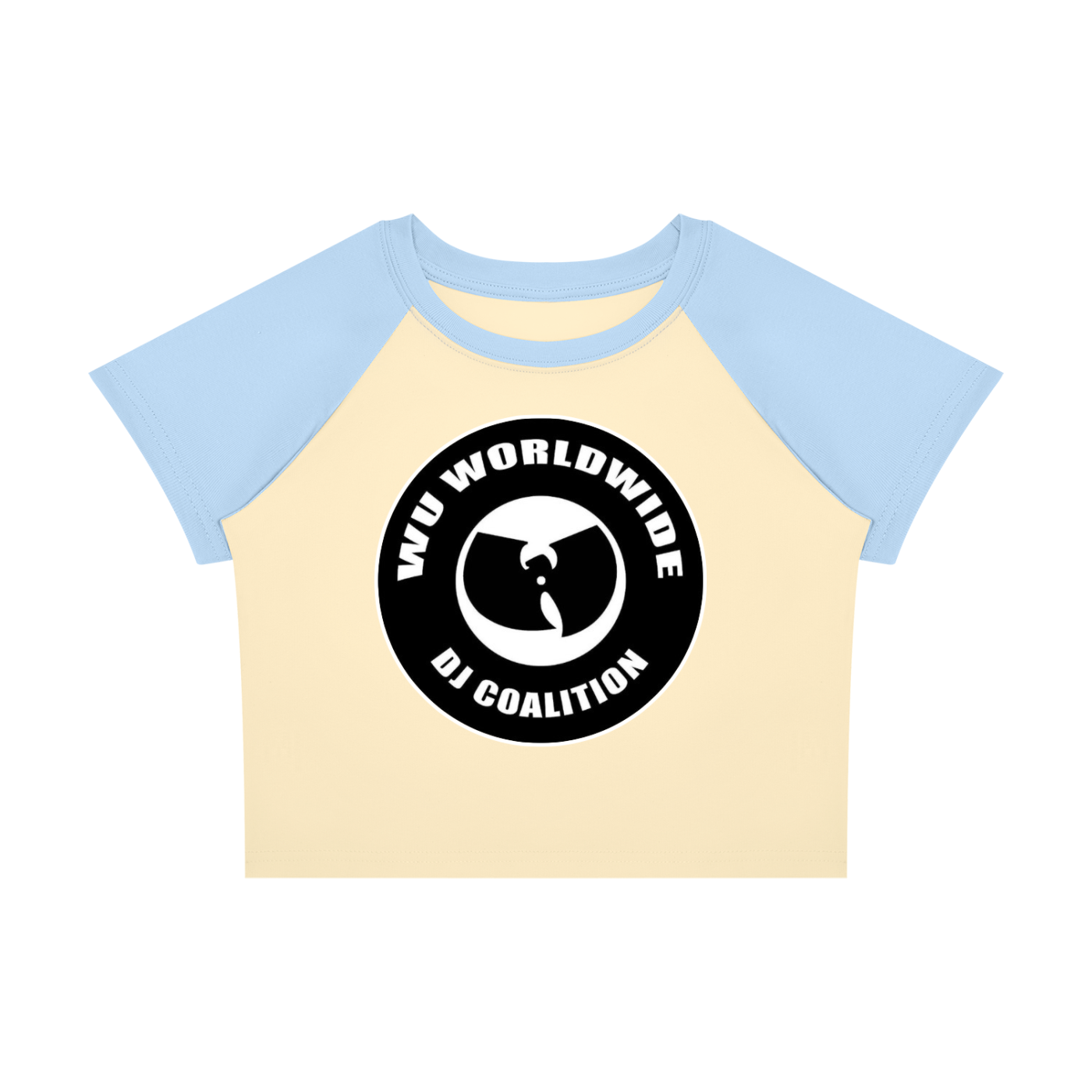 PYN™ "Wu World DJ Coalition" Women’s Raglan Color Block Baby T-Shirt