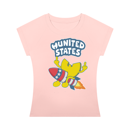 PYN™ "WUSA" Women’s Slim Raglan T-Shirt