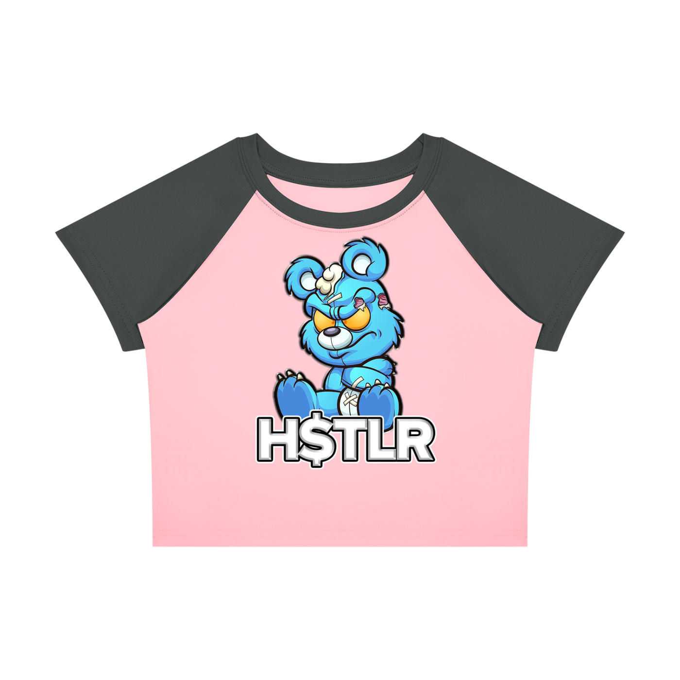 "H$TLR" Women’s Raglan Color Block Baby T-Shirt