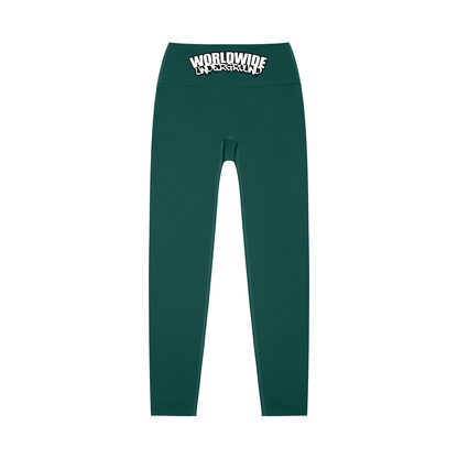 "Worldwide Underground" High-Waisted Yoga Leggings