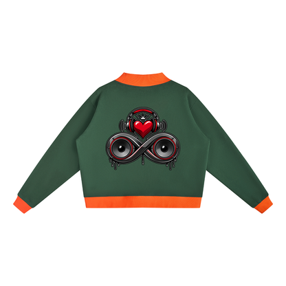 Infinity Sione™ "Heartbeatz" Mock Neck Crewneck Sweatshirt