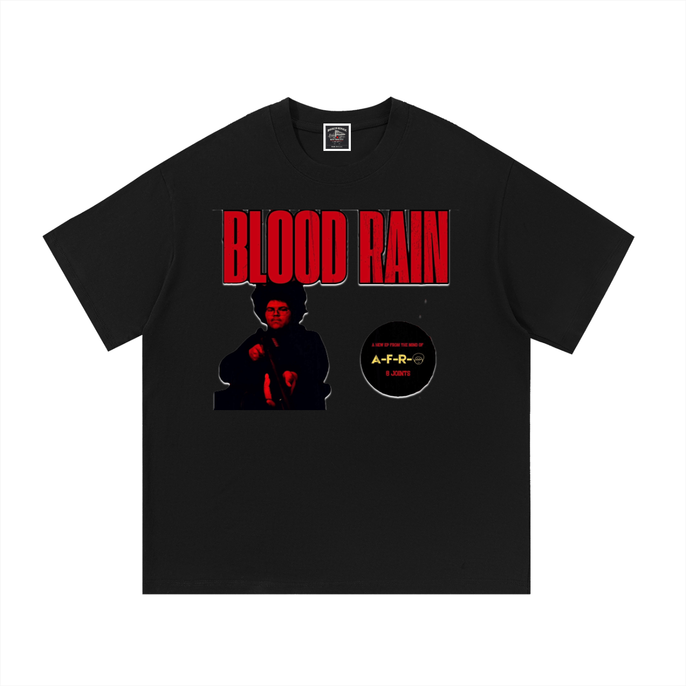 "Blood Rain" Cotton T-Shirt