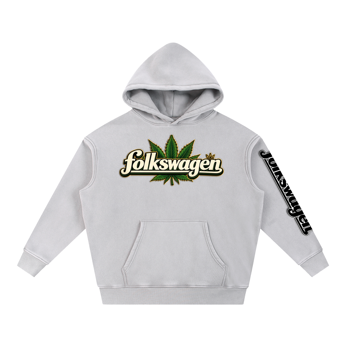 "Road Trip" Snow Wash Fleece Oversize Hoodie