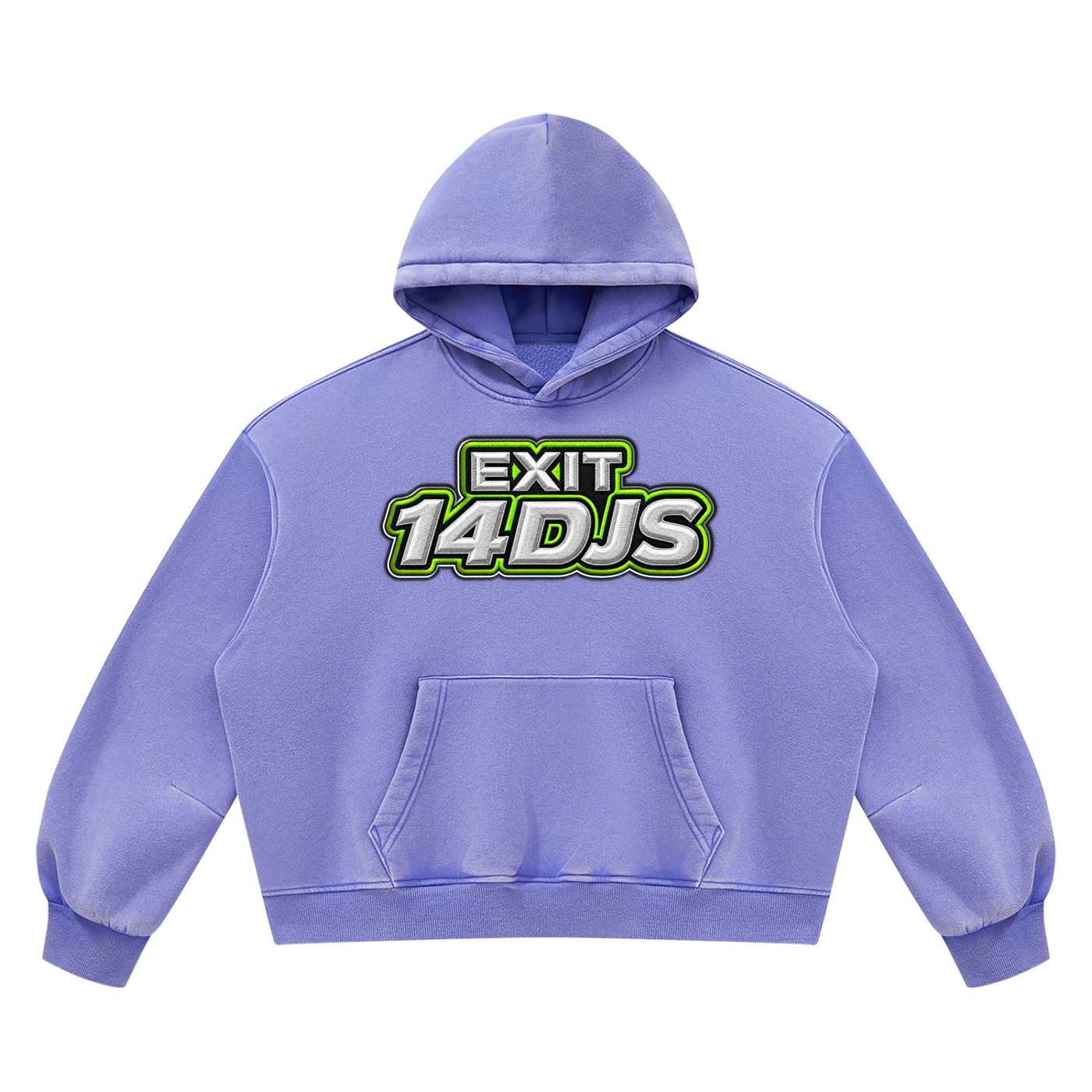 "Exit 14"  Vintage Wash Barrel Leg Fleece Sweatsuit