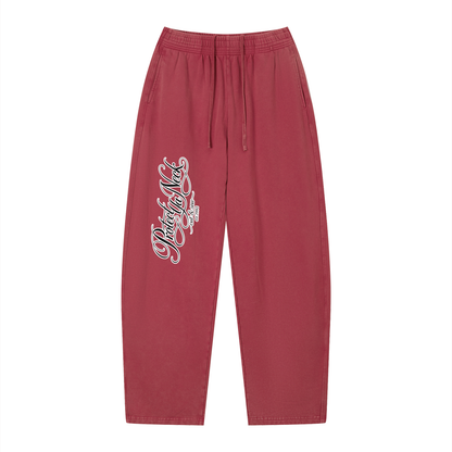 PYN™ x BKRP™ "Cut & Sew" Vintage Wash Loose Sweatpants
