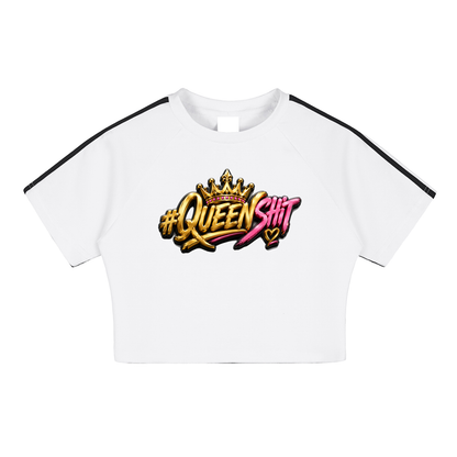 "QUEEN" Performance Crop Top