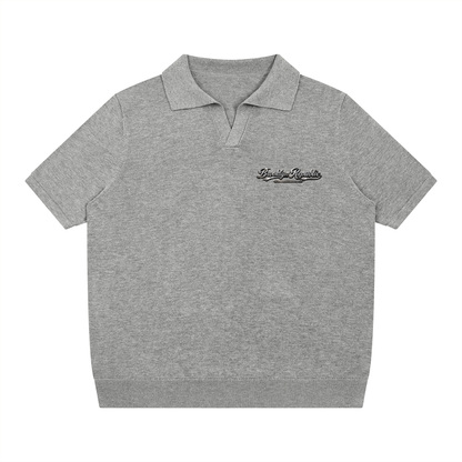 "Brooklyn Republic Essential" Heavyweight Oversized Polo Shirt