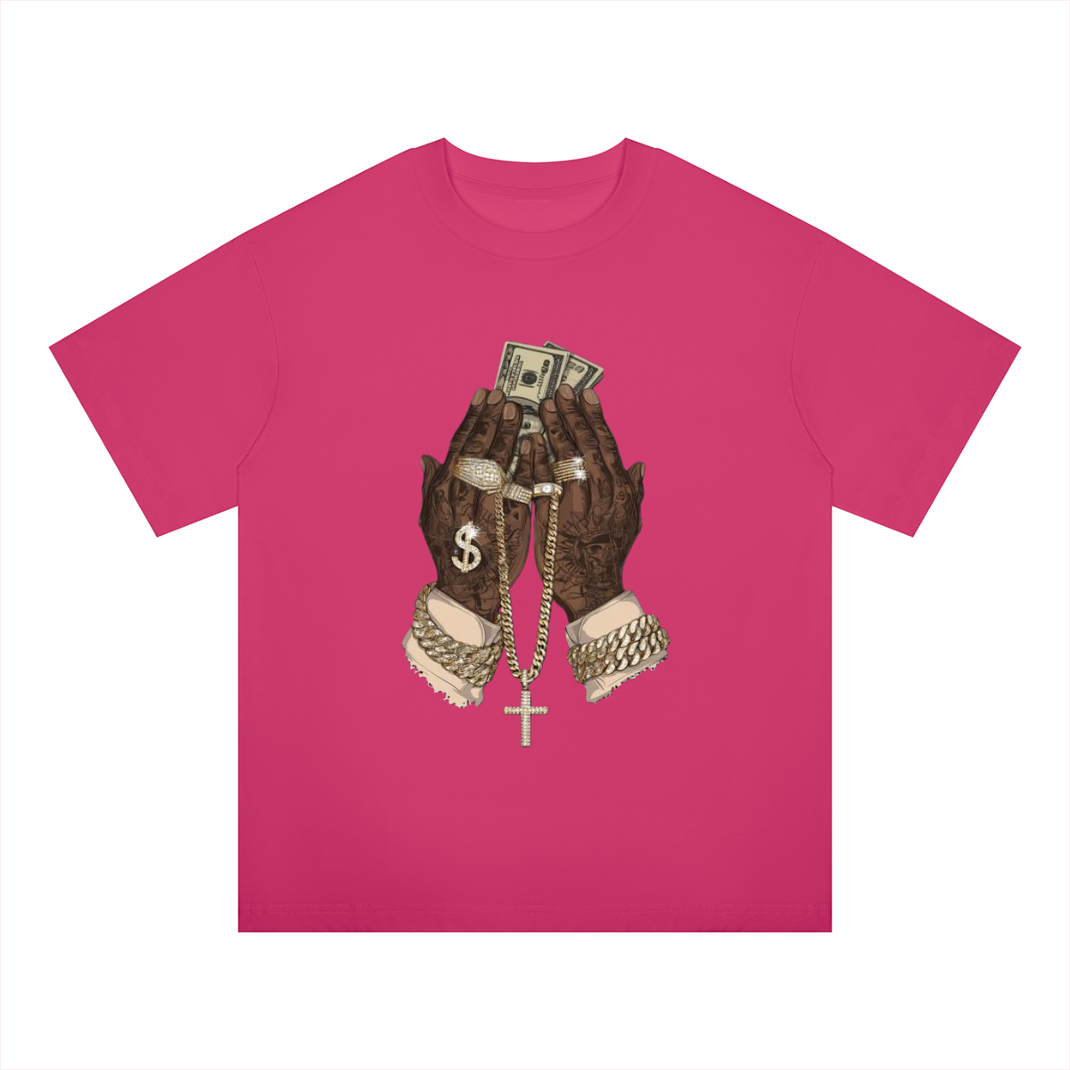 "In God We Trust/Lust" Oversized Drop Shoulder T-Shirt