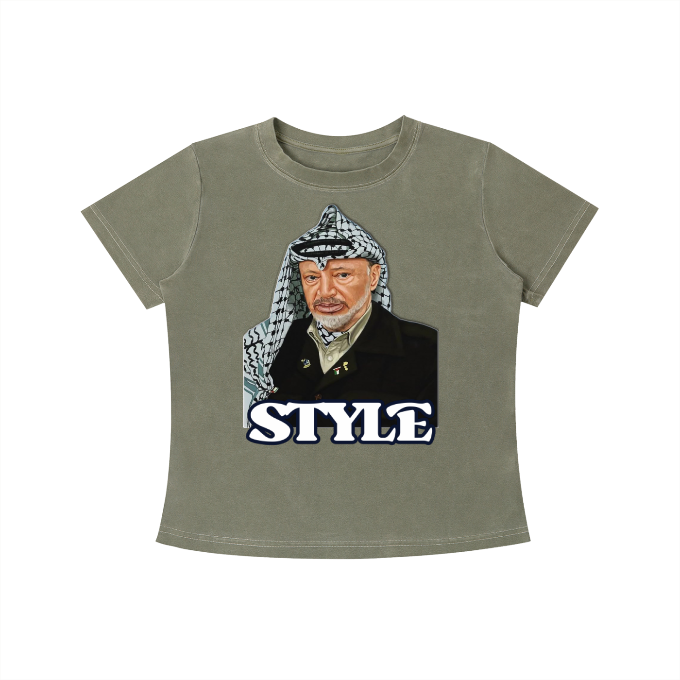 "PLO Style" Vintage Wash Slim Fit T-shirt