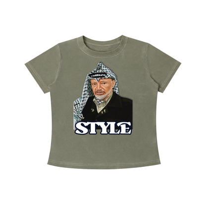 "PLO Style" Vintage Wash Slim Fit T-shirt