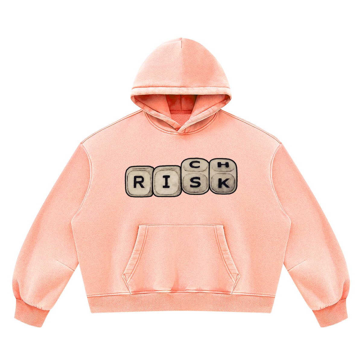 "Double Entendre" Vintage Wash Boxy Fleece Hoodie
