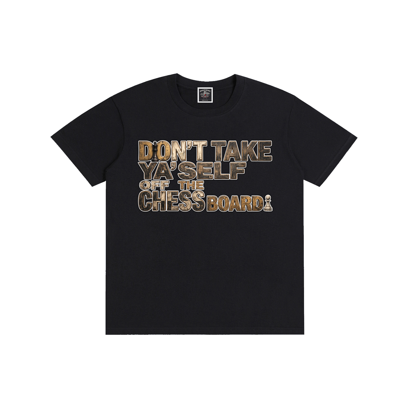 PYN™ "Chessboxin" Cotton Unisex T-Shirt