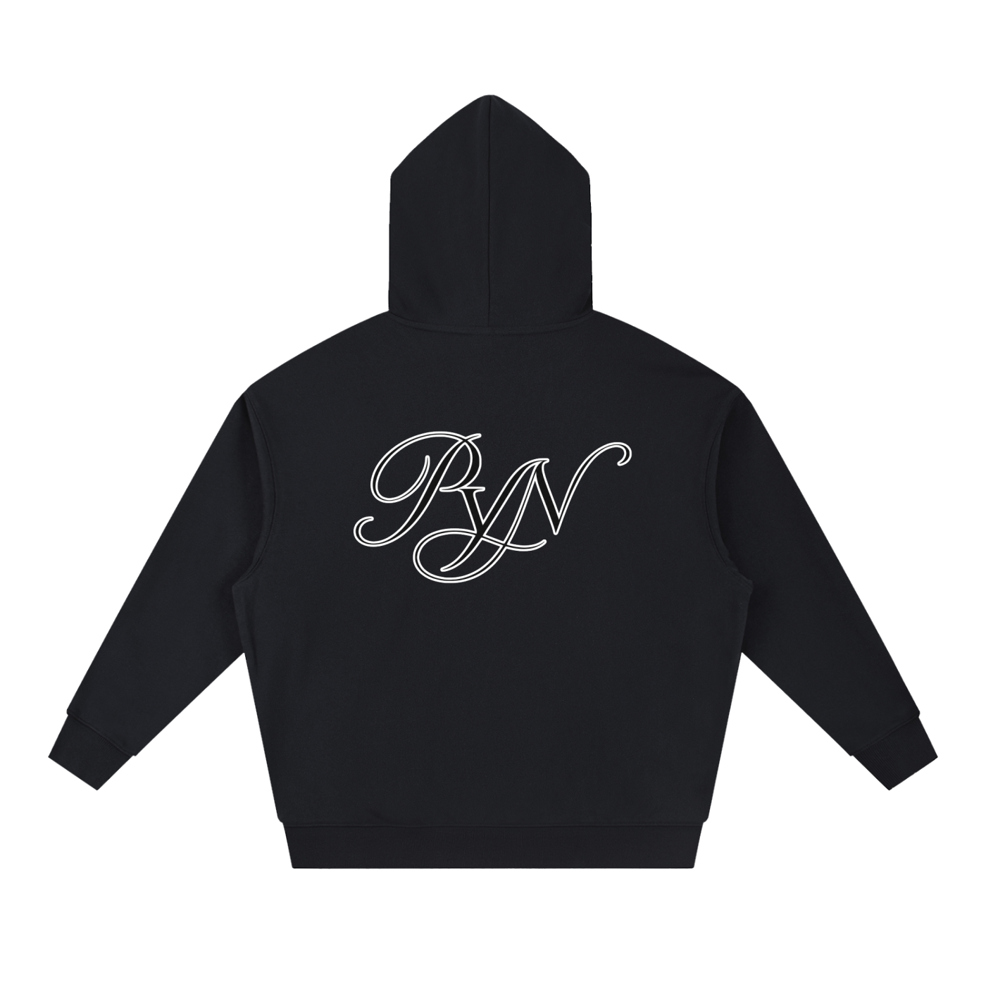PYN™ x BKRP™ "Cut & Sew" Essential Boxy Heavyweight Drop-Shoulder Hoodie