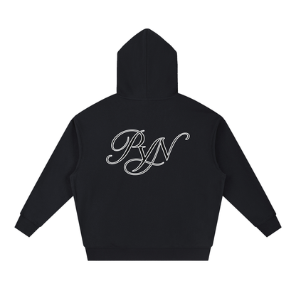 PYN™ x BKRP™ "Cut & Sew" Essential Boxy Heavyweight Drop-Shoulder Hoodie