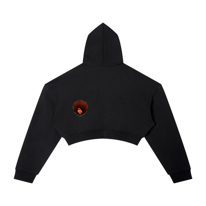 "Worldwide Underground" Essential Cropped Hoodie