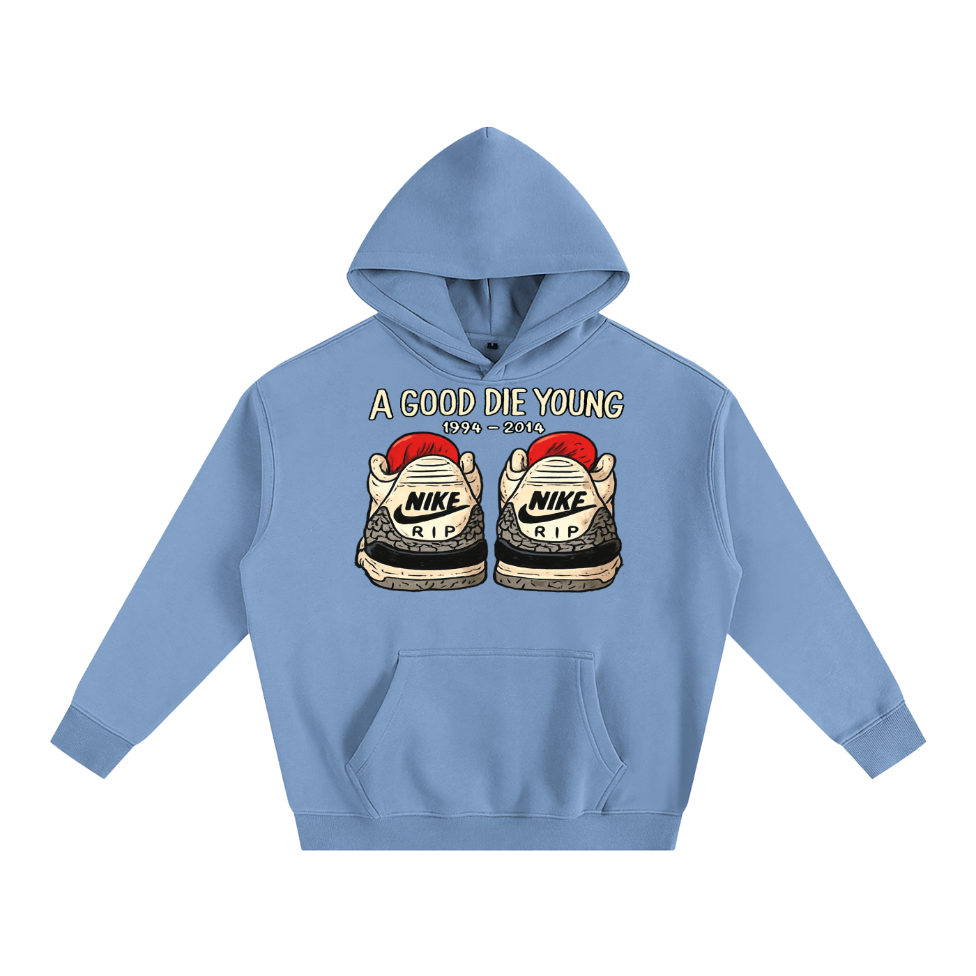 "FOREVER YOUNG" Oversize Fleeced Hoodie