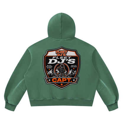 "Fleet DJ's" Vintage Wash Boxy Fleece Sweatsuit